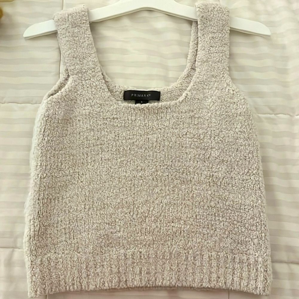 Primark beige fur top